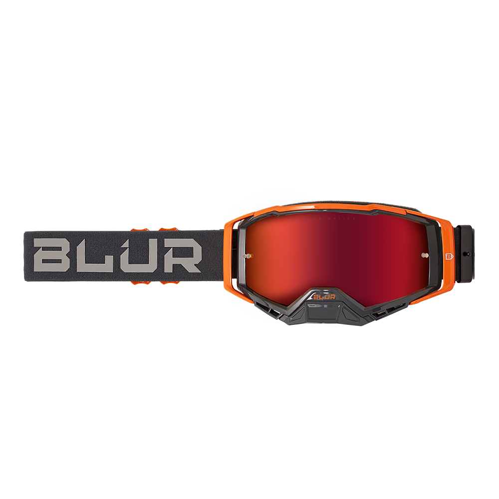 100 goggle orange BLUR B-40 Goggle Gray / Orange – O'NEAL