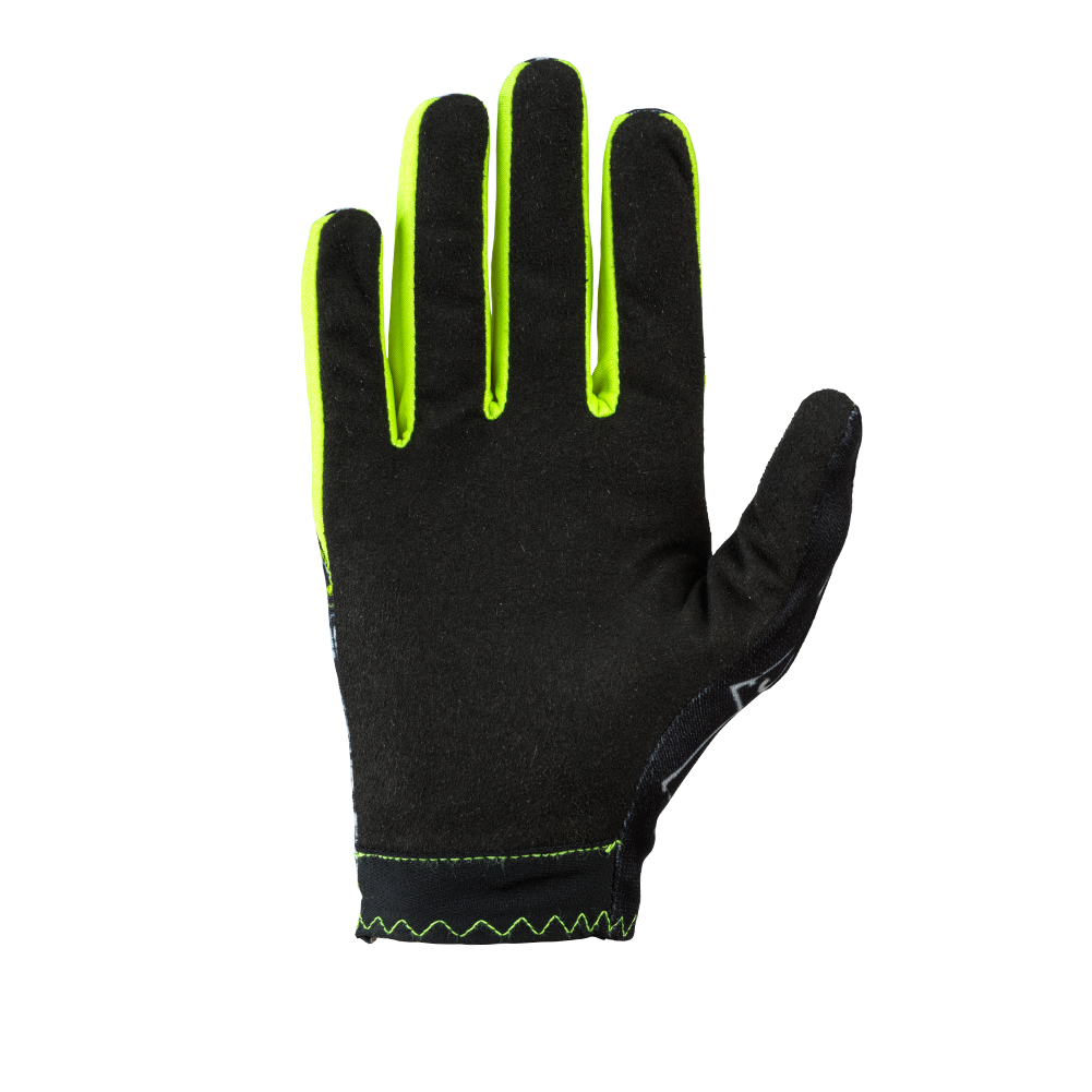 Youth Matrix Attack Glove Black/Neon Yellow