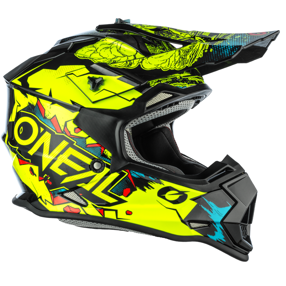 2 SRS Youth Villain Helmet Neon Yellow – O'NEAL