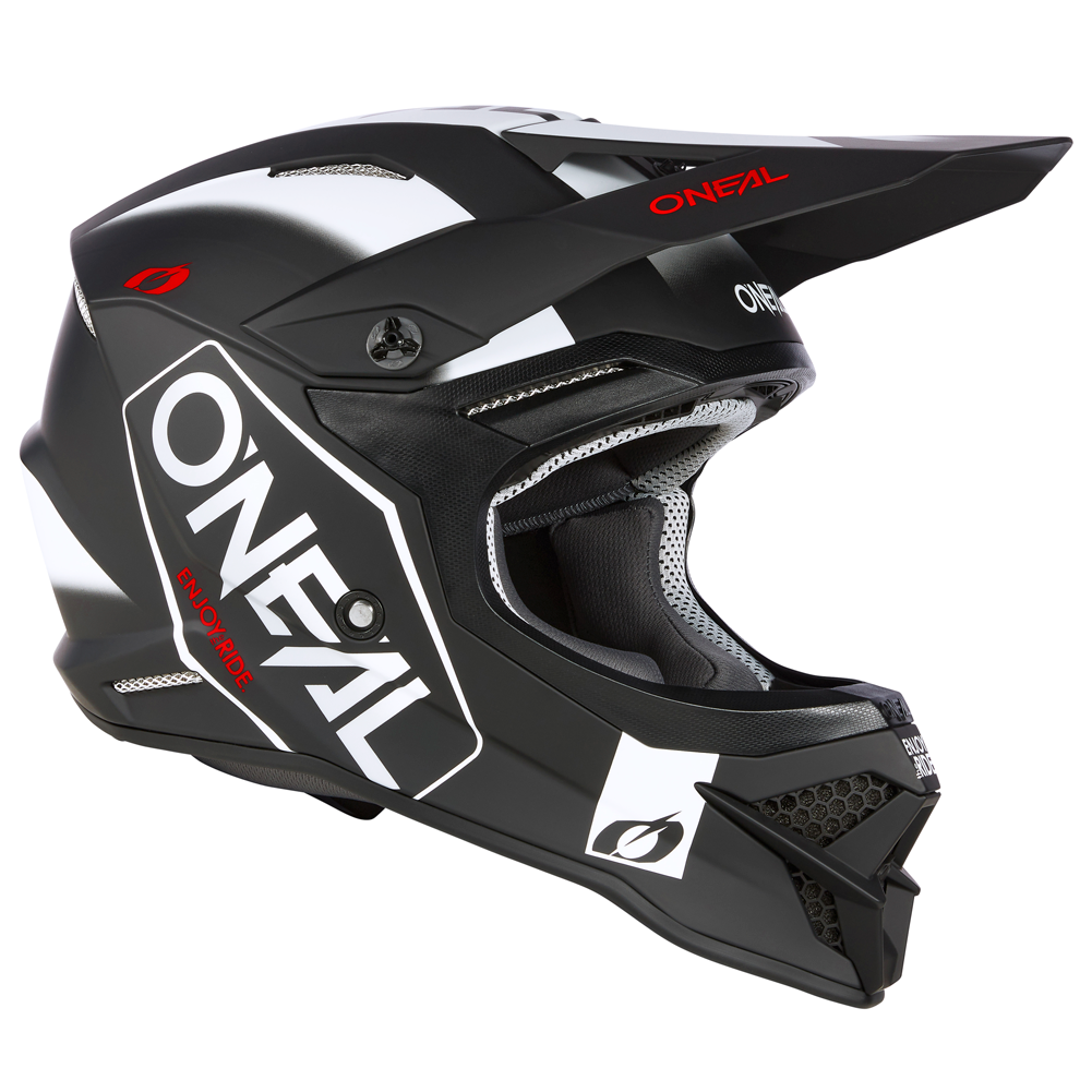3 SRS Hexx Helmet Black/White – O'NEAL 3 SRS Hexx Helmet Black/White – O'NEAL
