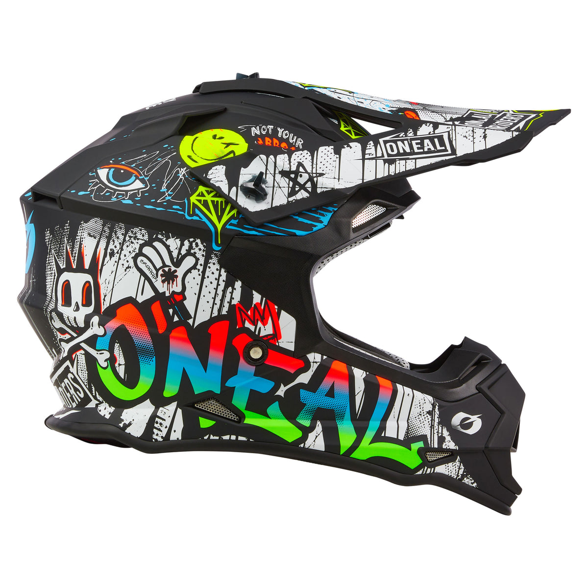 o'neal downhill helm 2 SRS Youth Rancid Helmet Multi – O'NEAL