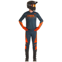 Mayhem Youth Paint Jersey Navy/Orange