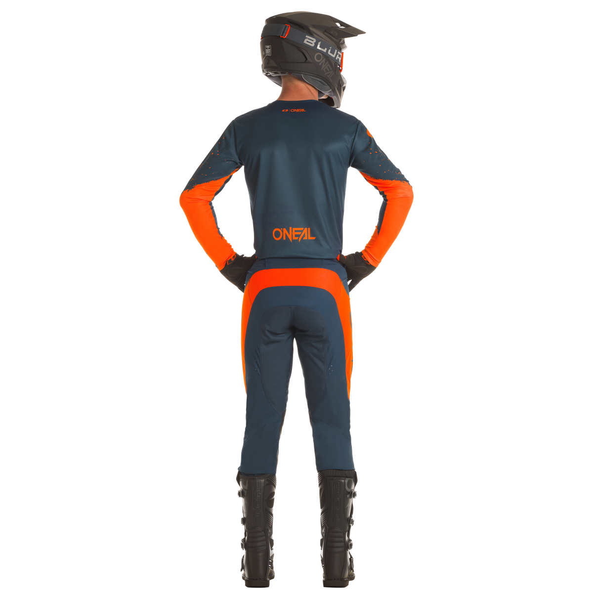Youth Mayhem Paint Pant Navy/Orange