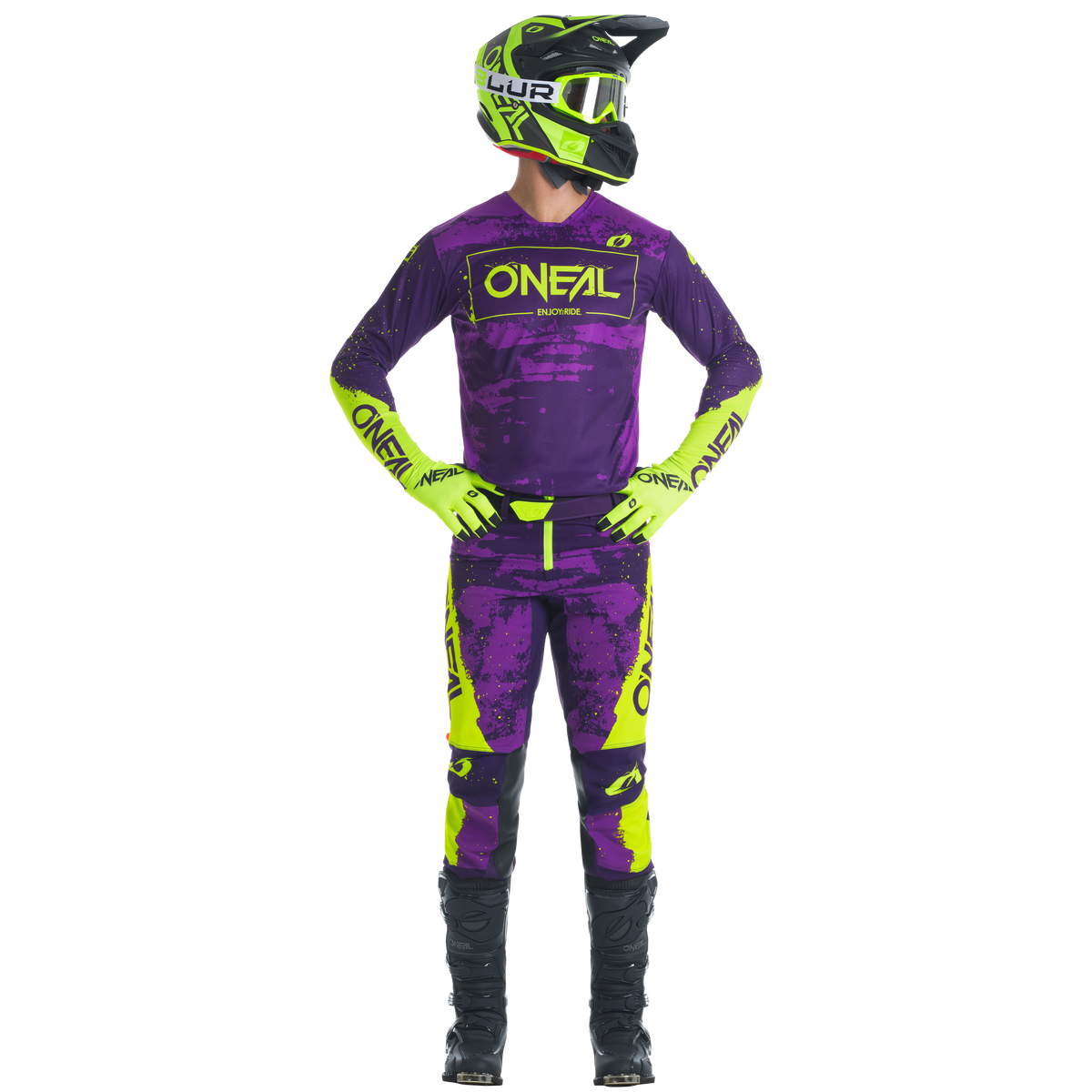 Mayhem Paint Pants Purple/Neon
