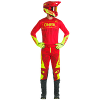 Mayhem Paint Jersey Red/Neon