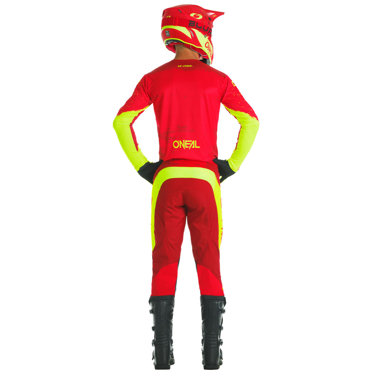 Mayhem Paint Pants Red/Neon