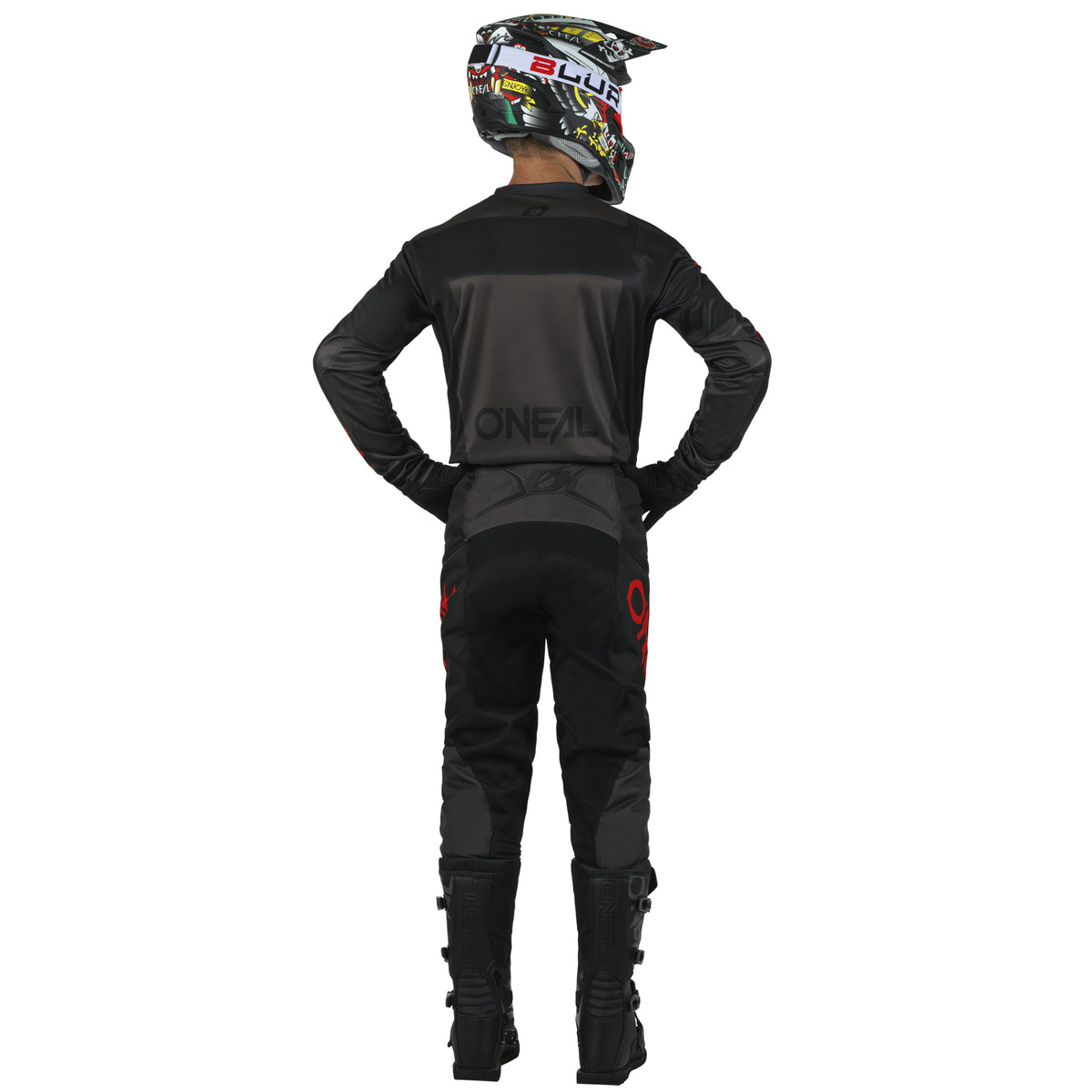 O'NEAL Youth Element Racewear Pant Black/Gray/Red