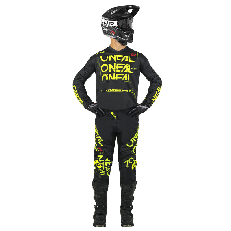 O'NEAL Element Static Jersey Black/Neon