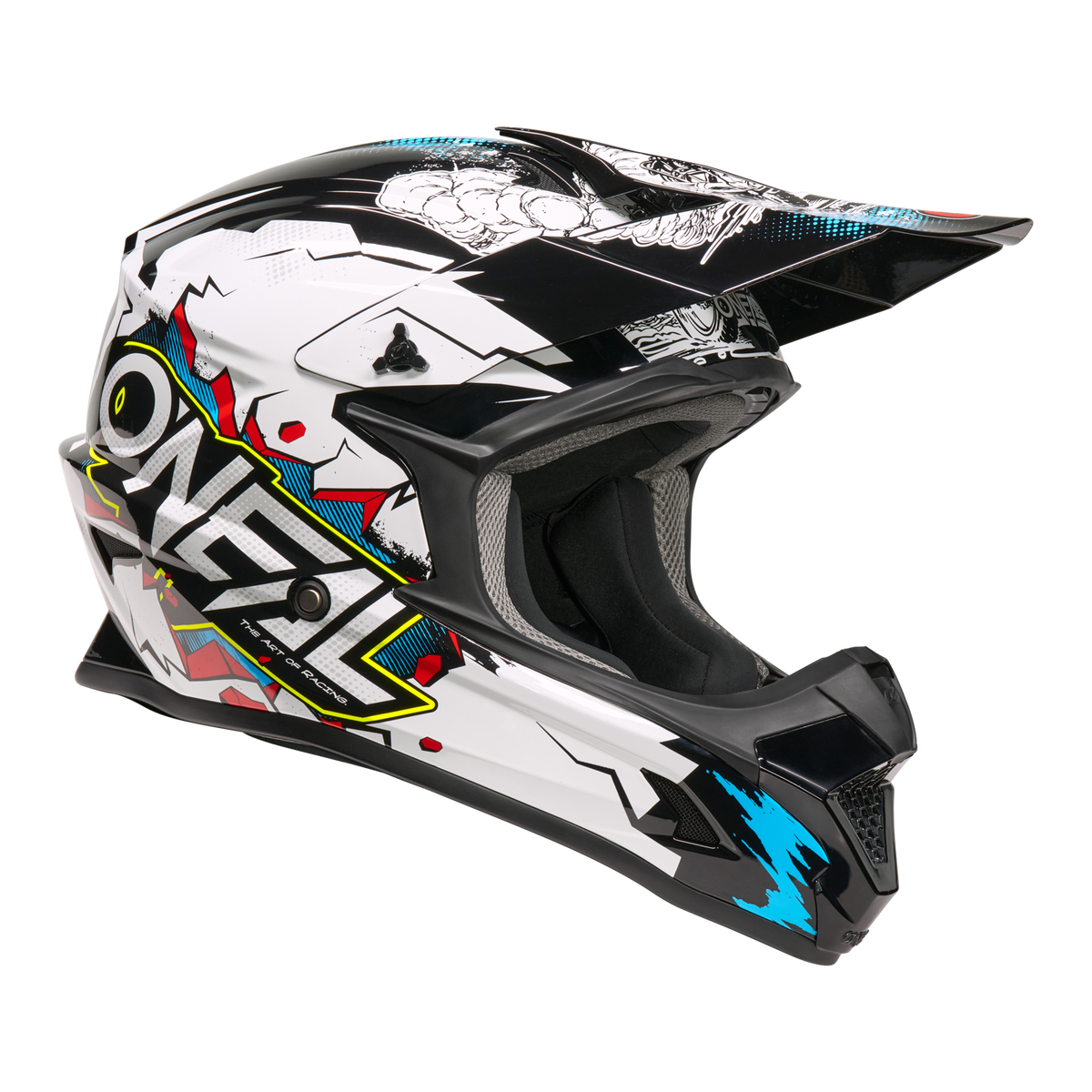 1 SRS Youth Solid Helmet Villain