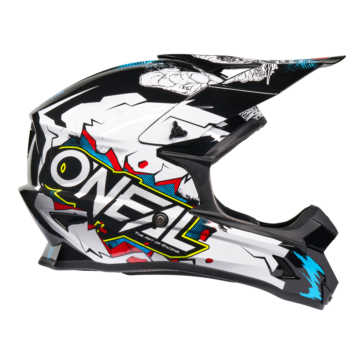 1 SRS Youth Solid Helmet Villain