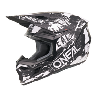 3 SRS Acid Helmet Black/White