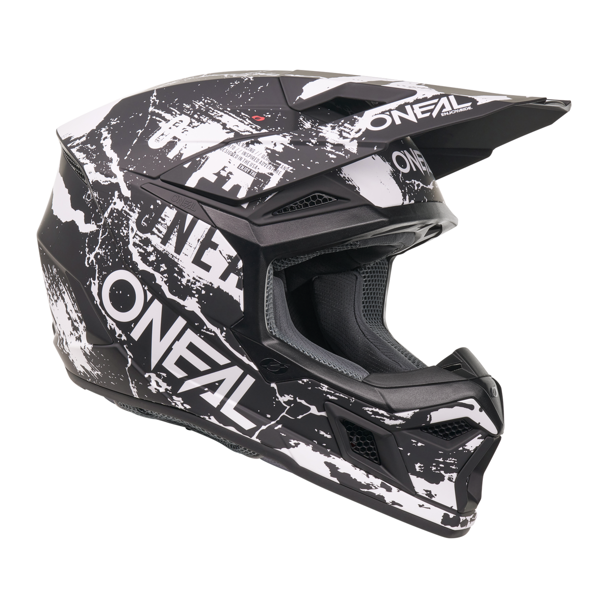 3 SRS Acid Helmet Black/White
