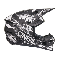 3 SRS Acid Helmet Black/White