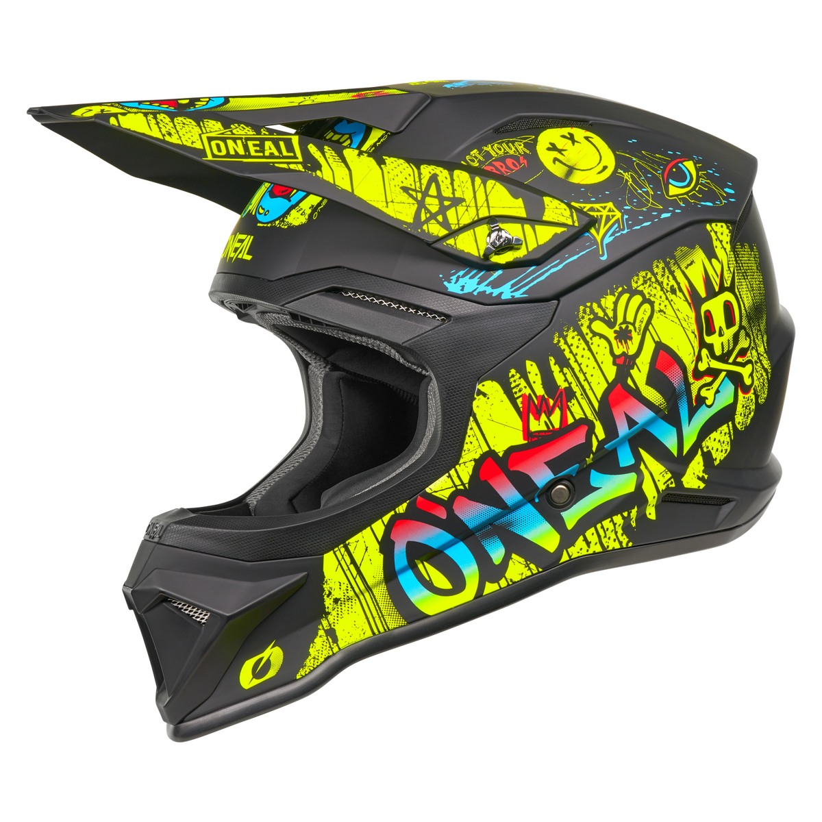4 SRS Helmet Rancid Neon/Black
