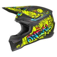4 SRS Helmet Rancid Neon/Black