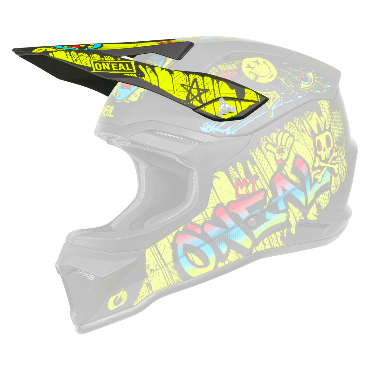4 SRS Helmet Rancid Neon/Black
