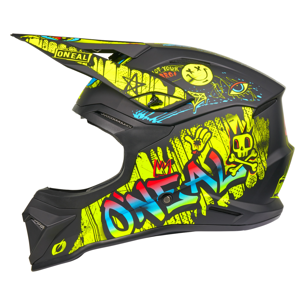 4 SRS Helmet Rancid Neon/Black