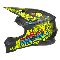 4 SRS Helmet Rancid Neon/Black