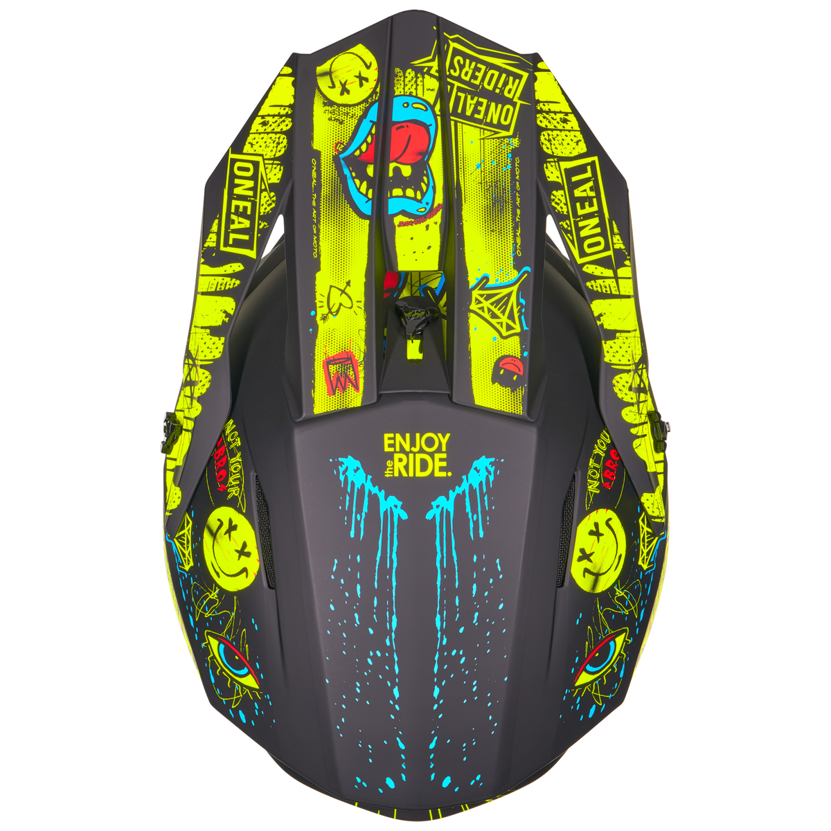 4 SRS Helmet Rancid Neon/Black