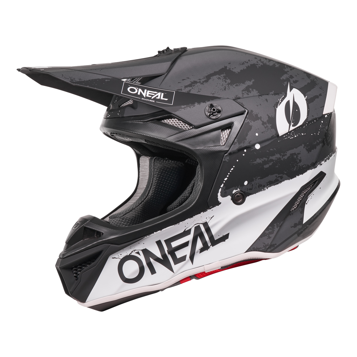 5 SRS Paint Helmet Black/White