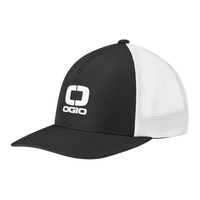 BADGE MESH HAT - BLACK