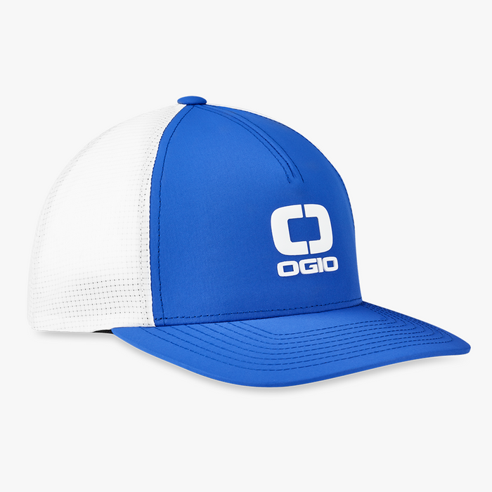BADGE MESH HAT - ROYAL BLUE