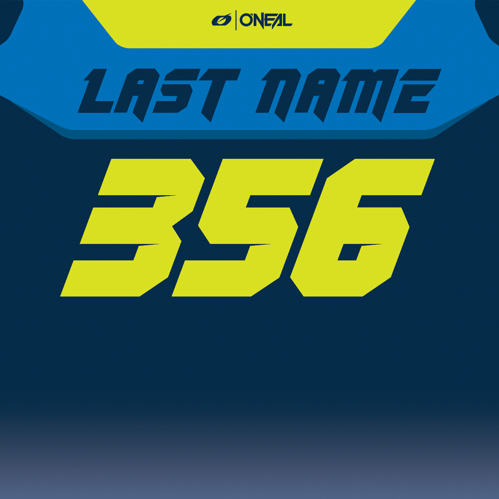 Prodigy 55 Jersey Blue/Neon - Custom – O'NEAL