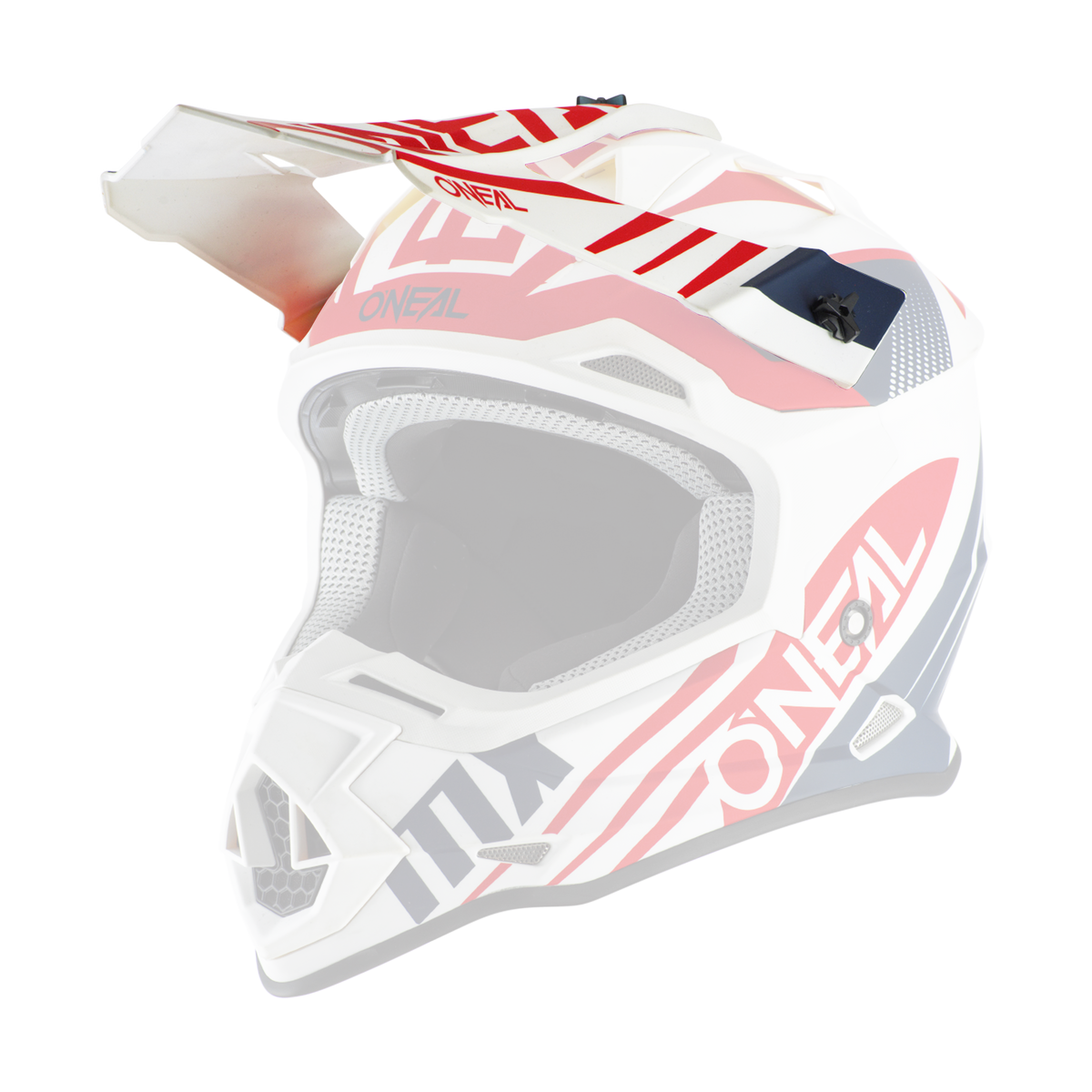 Replacement 2 SRS Spyde White/Blue/Red visor