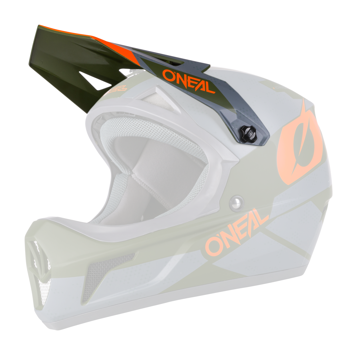 Replacement Sonus Deft Gray/Olive/Orange visor