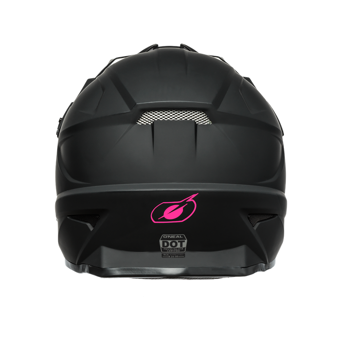 Youth 1 SRS Solid Helmet Black/Pink