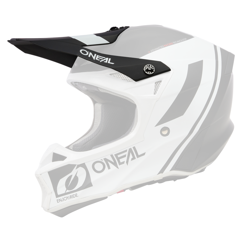 Replacement 10 SRS Flow Black/White Helmet Visor – O'NEAL
