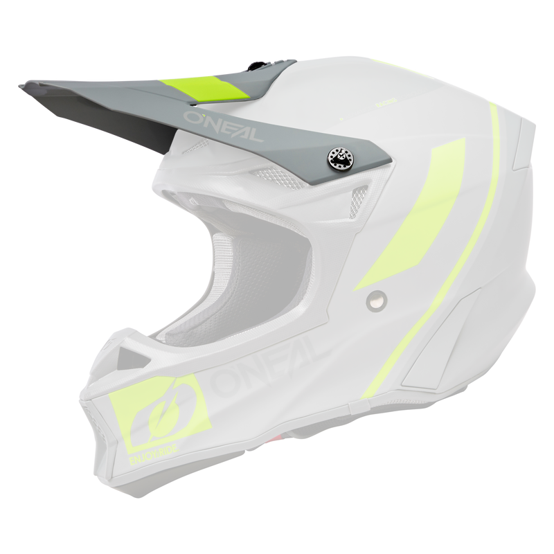 Replacement 10 SRS Flow Gray/Neon Helmet Visor
