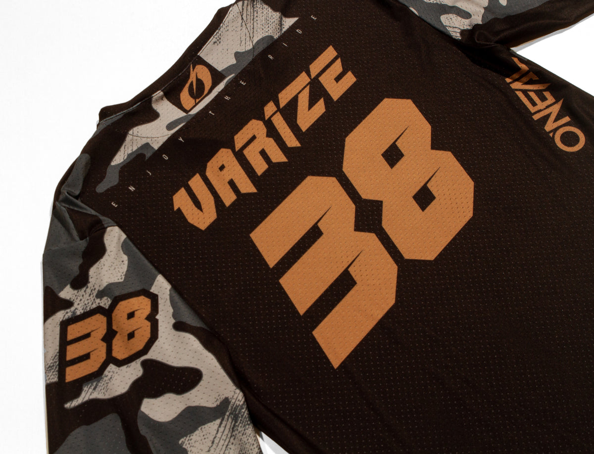 Mayhem Camo Jersey Black/Gray - Custom