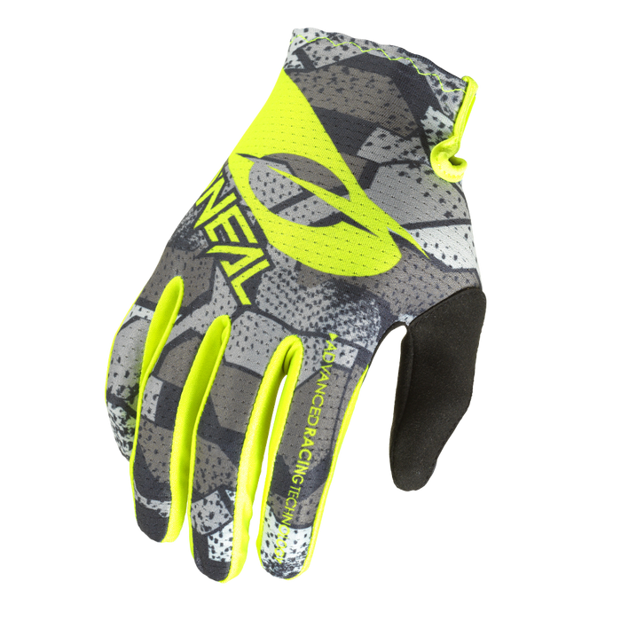 Matrix Glove Camo Gray/Neon Yellow