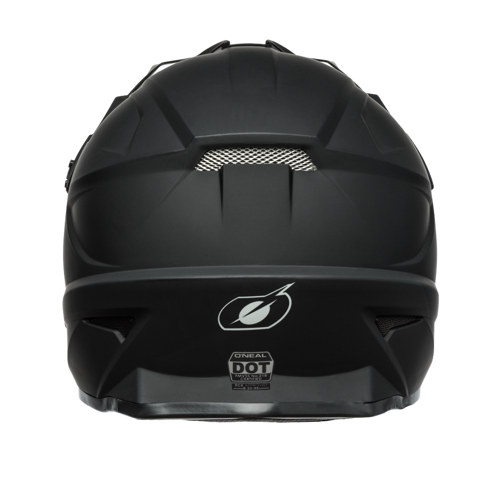 1 SRS Solid Helmet Black