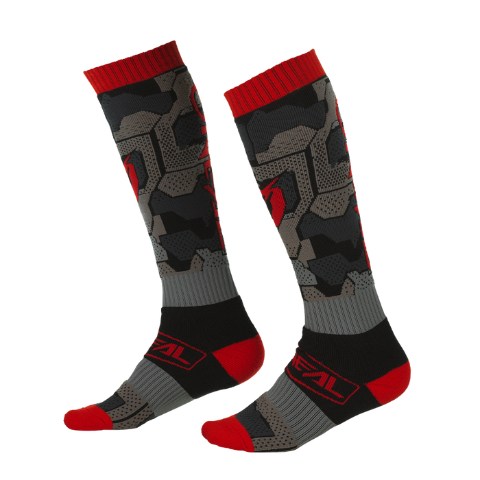Pro MX Camo Black/Red Sock