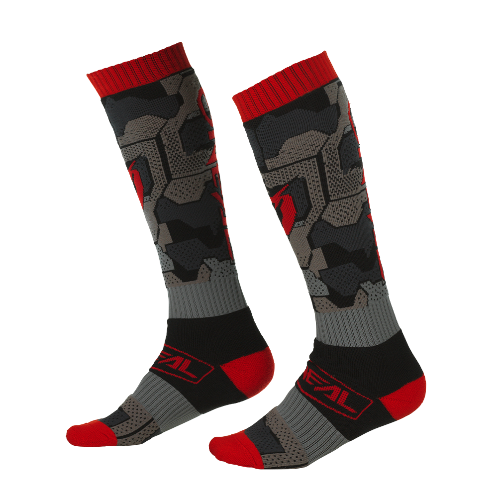 Pro MX Camo Black/Red Sock