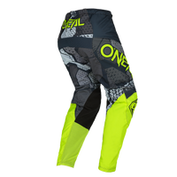 O'NEAL Element Camo Pant Gray/Neon Yellow