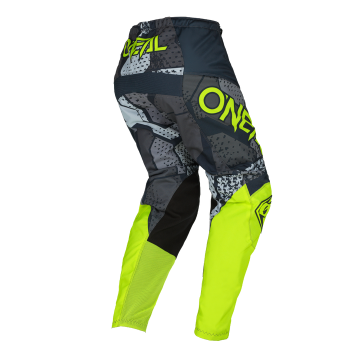 O'NEAL Element Camo Pants Gray/Neon Yellow