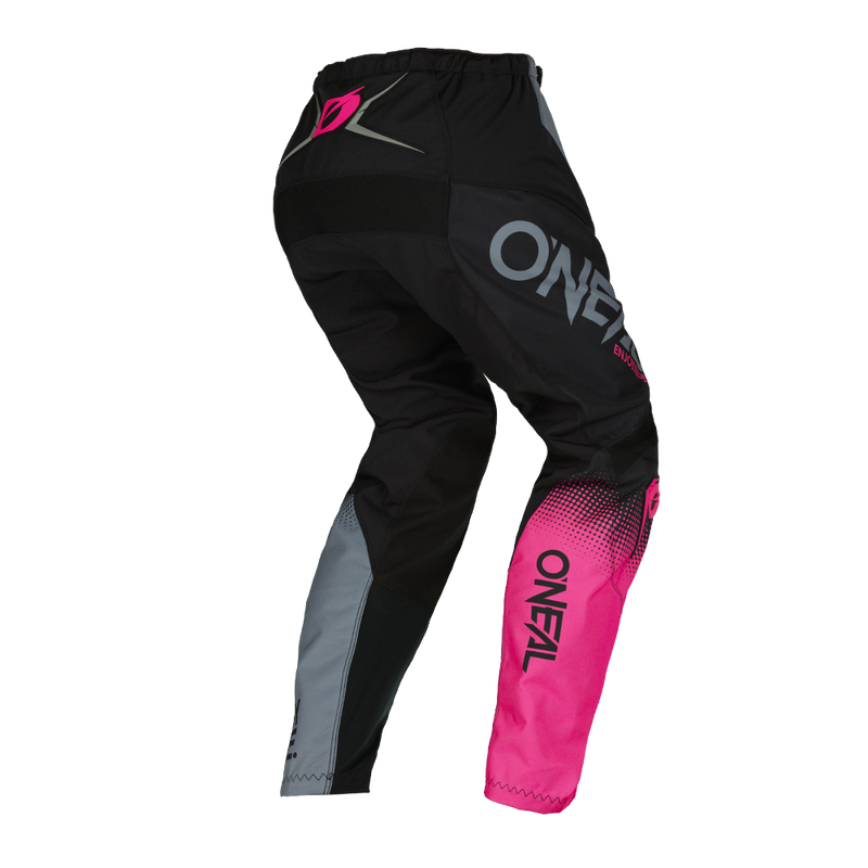 O'NEAL Girls Element Youth Racewear Pant Black/Gray/Pink