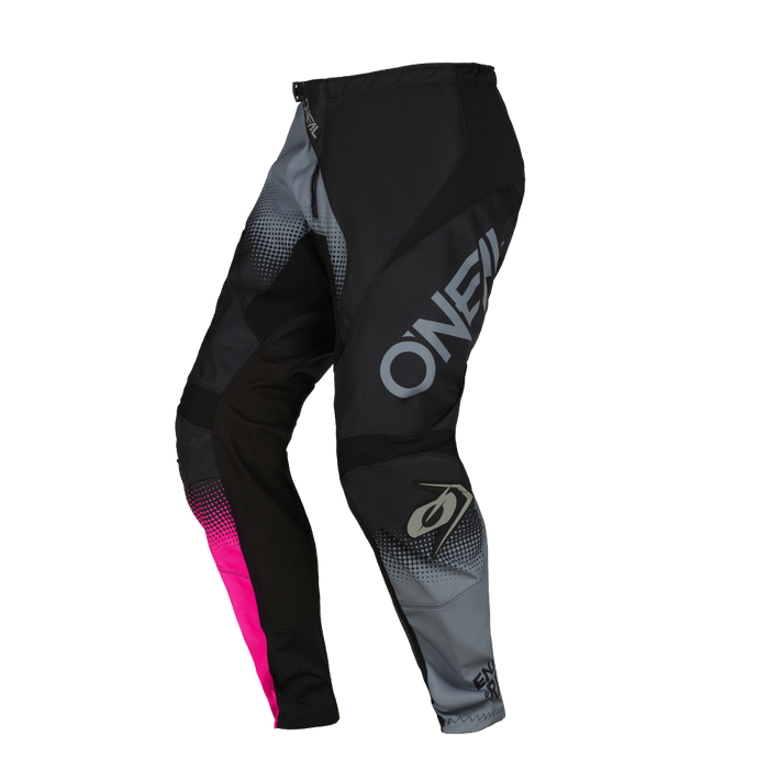 O'NEAL Women's Element Racewear Pant Black/Gray/Pink