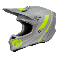 10 SRS Flow V.23 Helmet Gray/Neon