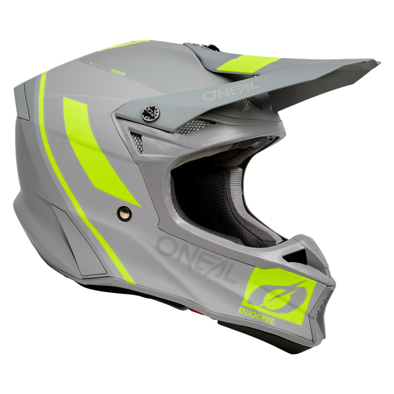 10 SRS Flow V.23 Helmet Gray/Neon