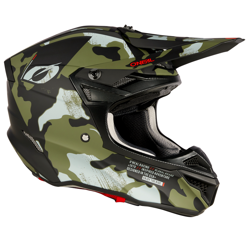 5 SRS Camo V.23 Helmet Black/Green