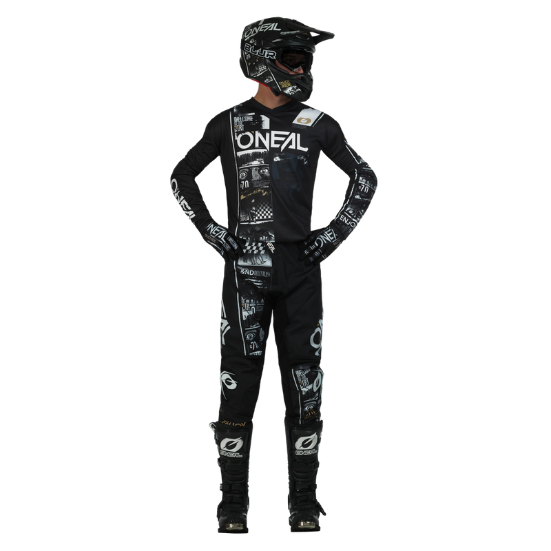 O'NEAL Element Attack V.23 Jersey Black/White