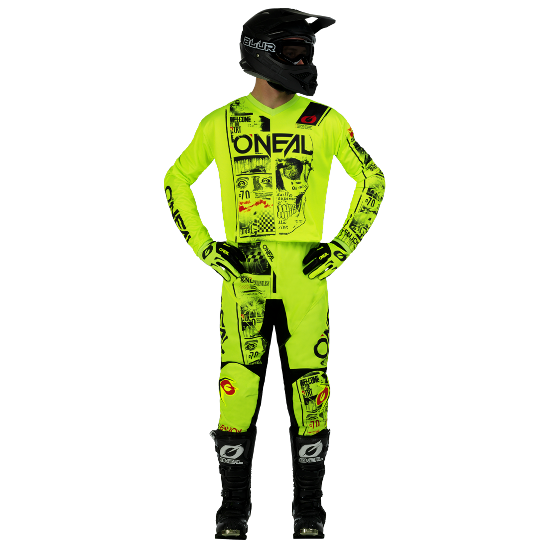 O'NEAL Youth Element Attack V.23 Jersey Neon/Black