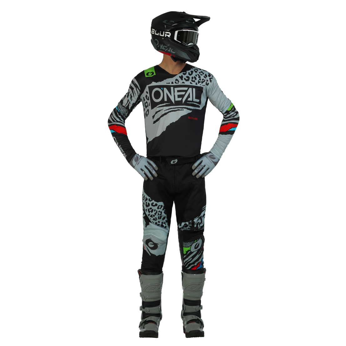 Mayhem Youth Wild Jersey Black/Gray
