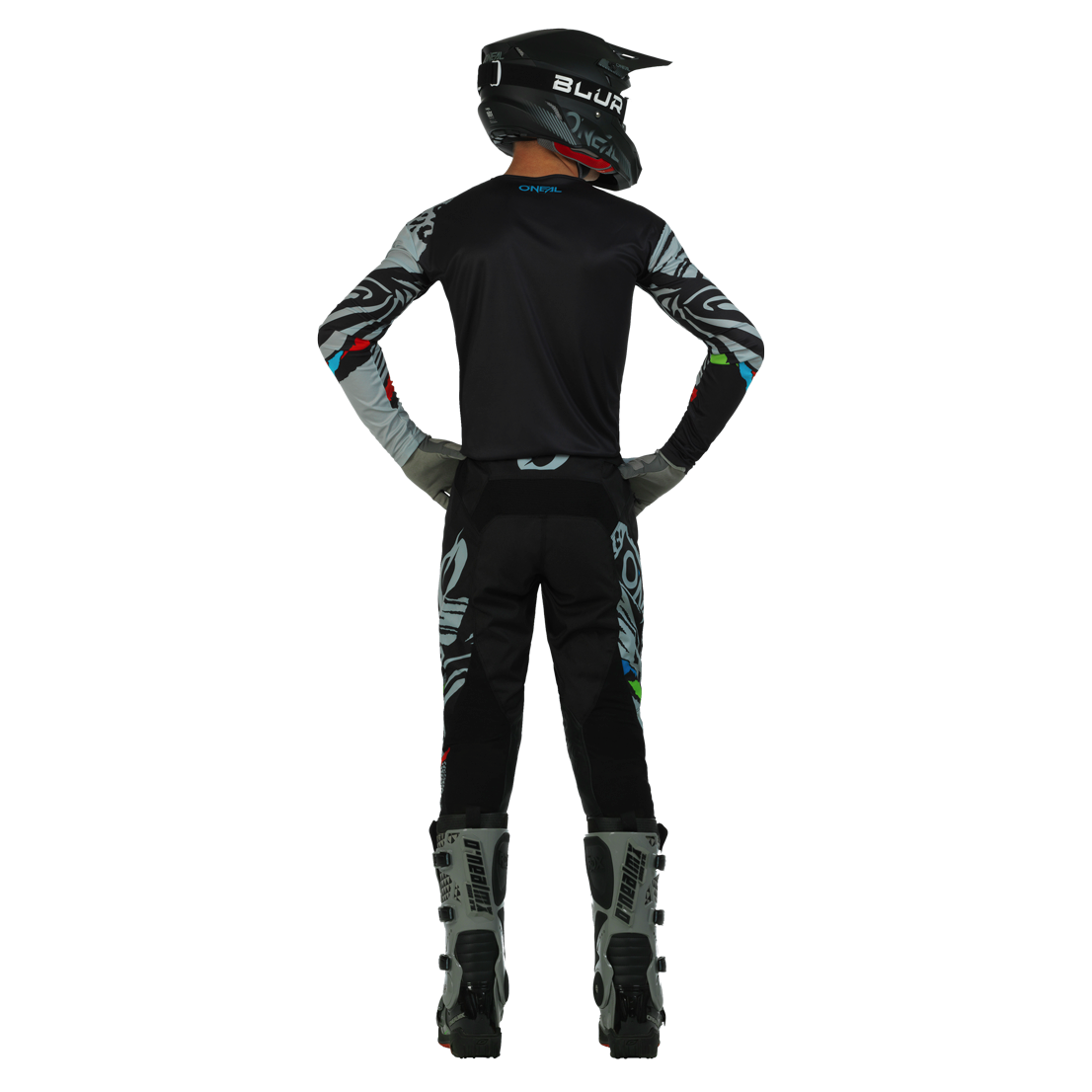 Mayhem Youth Wild Jersey Black/Gray